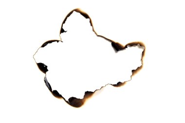 Burned hole clipart