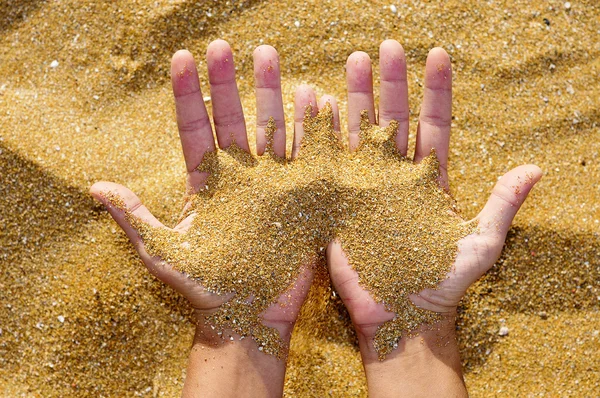 Sabbia mancante — Foto Stock