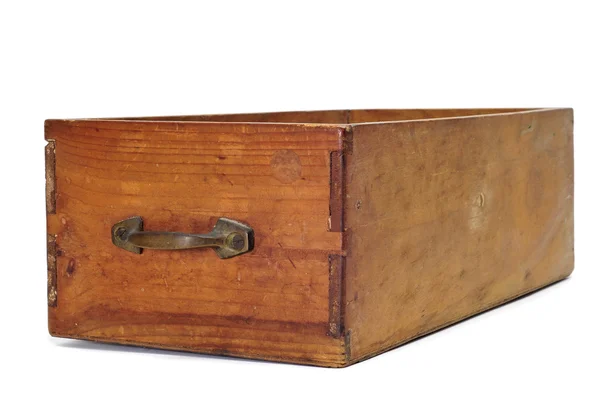 Antico cassetto in legno — Foto Stock