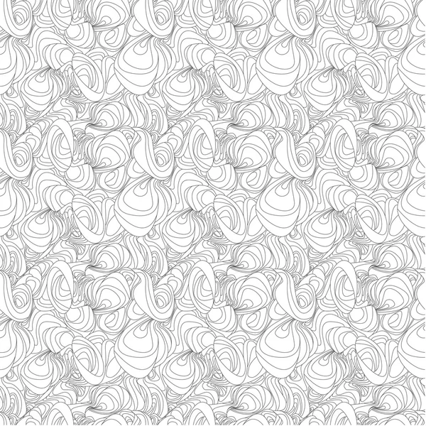 Seamless pattern abstract waves lines — Stock Vector