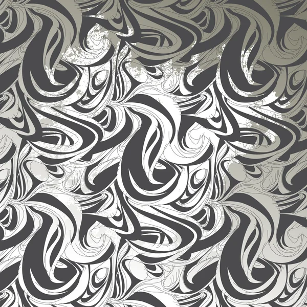 Ondes abstraites linéaires comiques — Image vectorielle