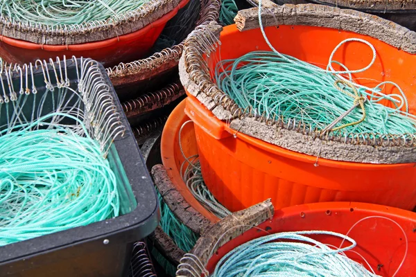 Cordas coloridas dos pescadores — Fotografia de Stock