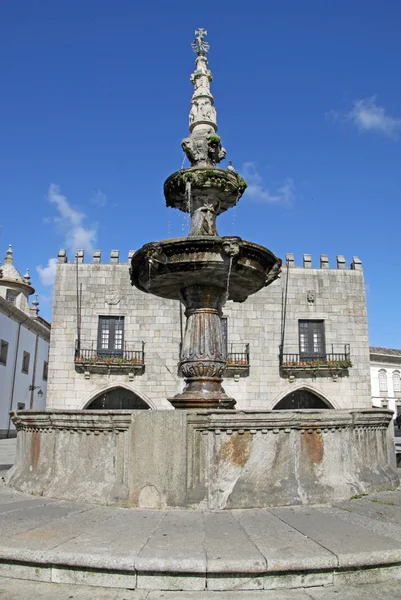 Praça medieval — Fotografia de Stock