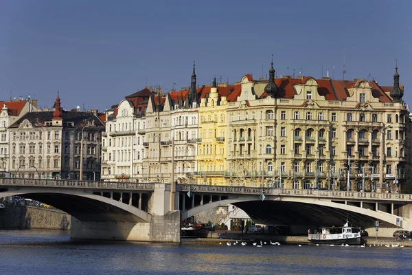Prag bridge — Stockfoto