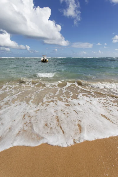 Хвиля на пляжі — стокове фото
