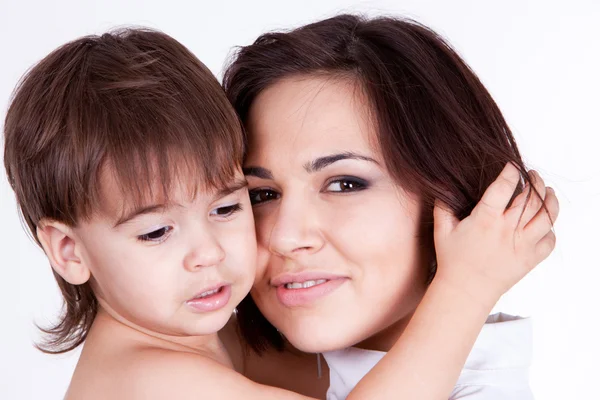Happy smiling mother with child — Stock Photo, Image