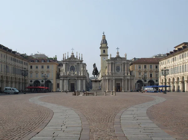 Piazza San Carlo, Torino — Foto Stock