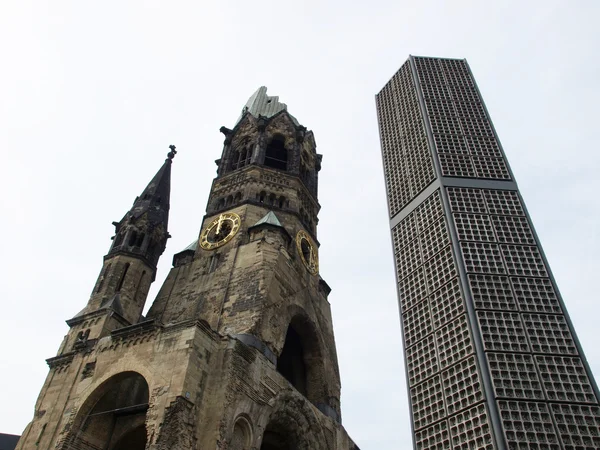 Zbombardowany Kościoła, berlin — Zdjęcie stockowe