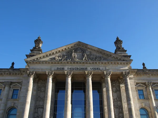 Reichstag, Berlim — Fotografia de Stock