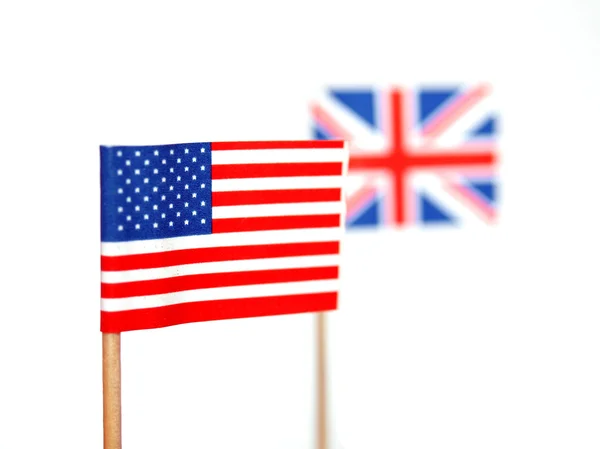 영국과 미국의 플래그 — 스톡 사진