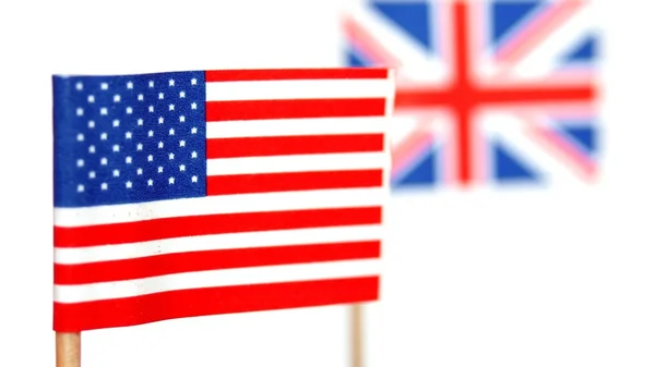 영국과 미국의 플래그 — 스톡 사진