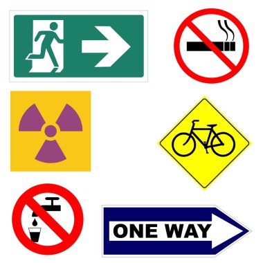 Traffic sign clipart