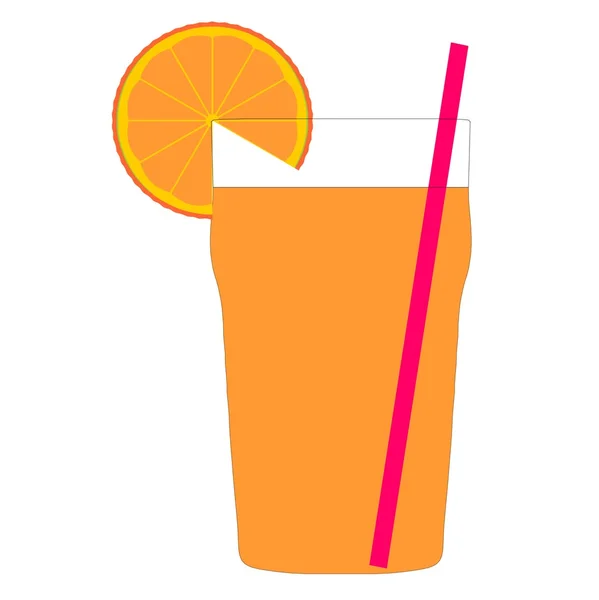 Pint Orange Fruit Juice Cocktail — Stock Photo, Image