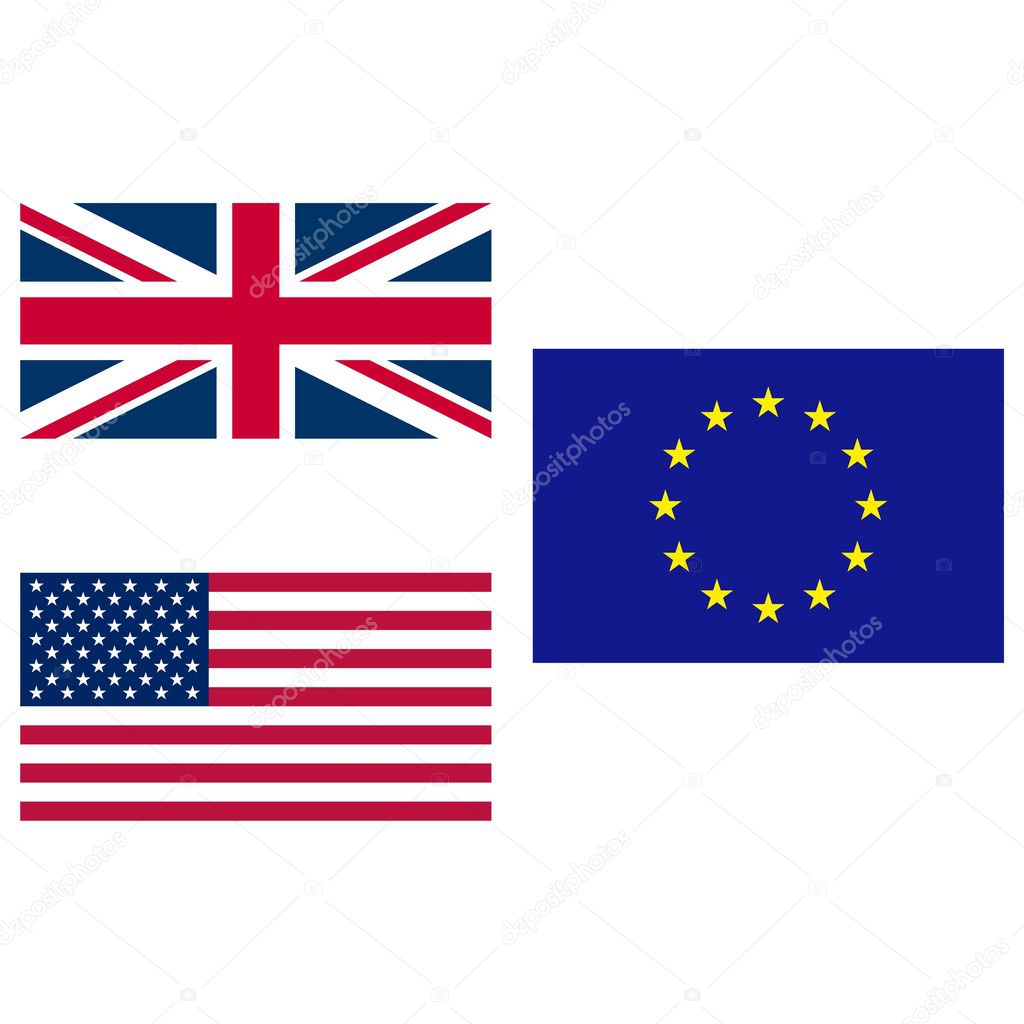 UK USA EU flag — Stock Photo © claudiodivizia #4648118