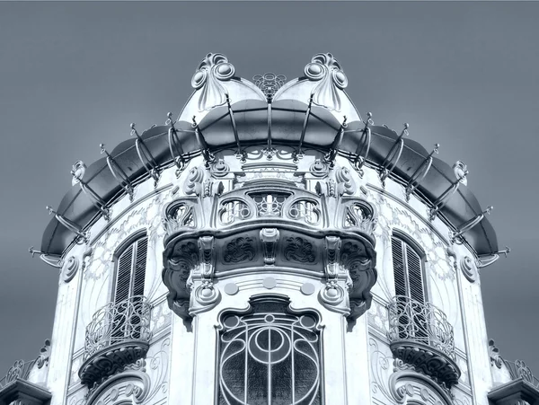Casa Fleur Přežívá Turín Itálie Starověké Architektury Vysokým Dynamickým Rozsahem — Stock fotografie