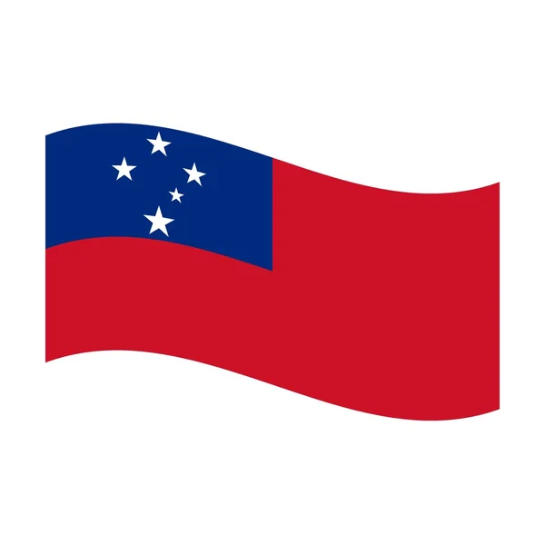 Flag of samoa — Stock Photo, Image