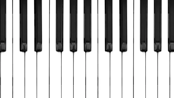 音乐键盘 比例上的键的详细信息 — 图库照片