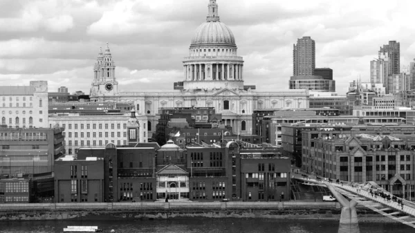 Katedra Świętego Pawła City London Wielka Brytania Proporcje — Zdjęcie stockowe