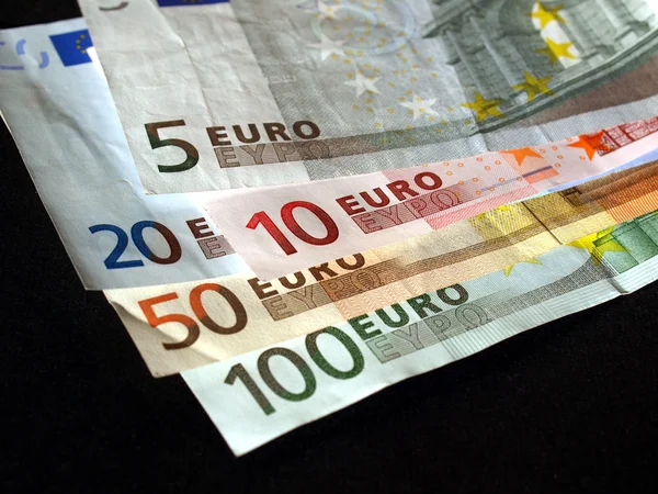 Euro Banknot Avrupa Birliği Para Birimi Seçici Odak — Stok fotoğraf