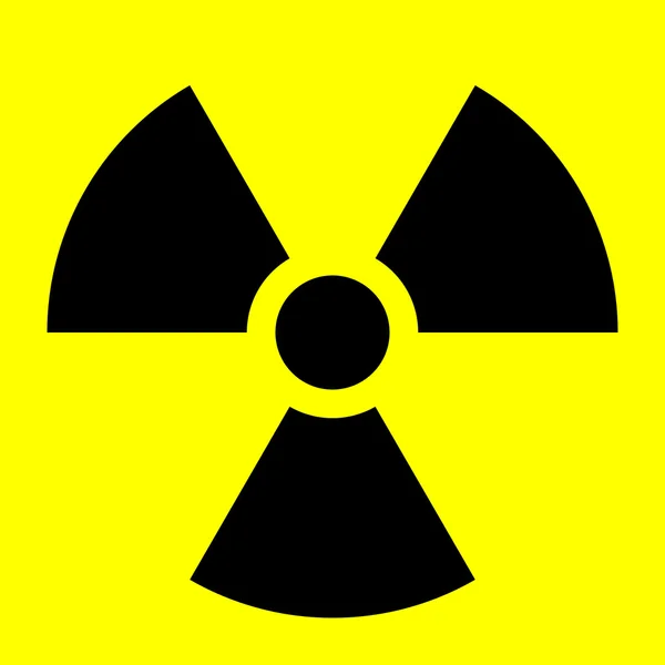 Simbolo delle radiazioni — Foto Stock