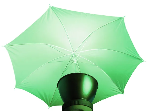 Aydınlatma umbrella — Stok fotoğraf