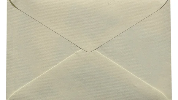 Koperta list — Zdjęcie stockowe