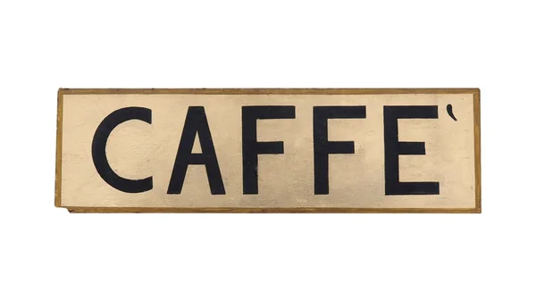 Caffe sign — Stock Photo, Image