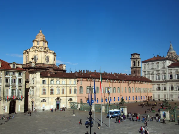 Piazza Castello, Turin — Stockfoto