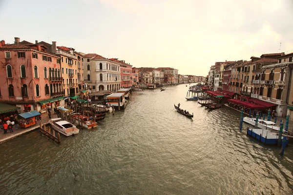 stock image Venice, View from Rialto Bridge. Italy.