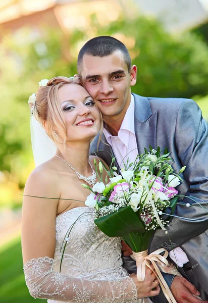 Newly-married couple — Stock Photo, Image