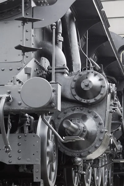 Pára-choques dianteiro do motor a vapor — Fotografia de Stock