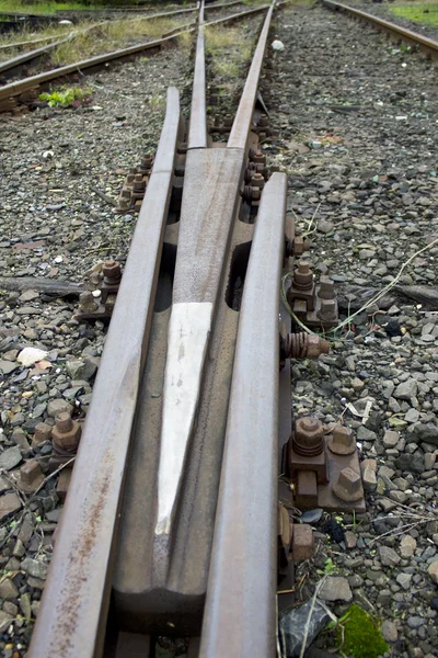Rostige Schienen — Stockfoto