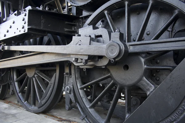 Steam engine wheel — Stock Photo, Image