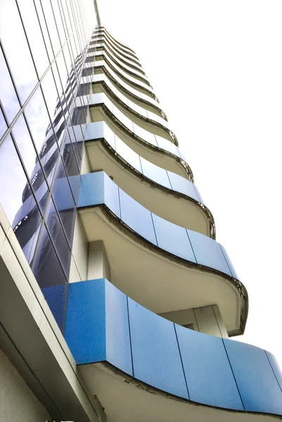 The blue balconies — Stock Photo, Image