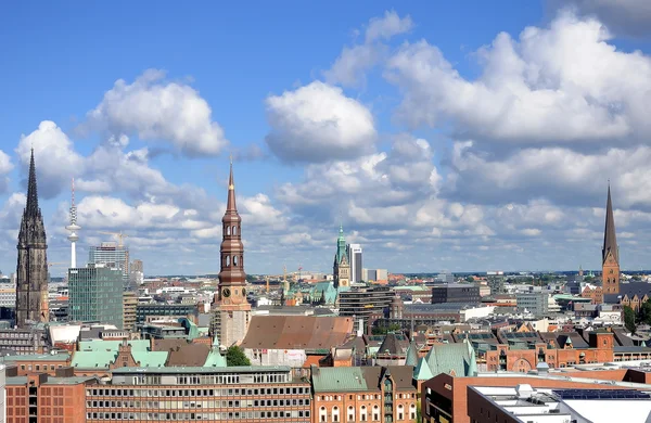 Hamburgs gamla staden — Stockfoto