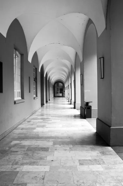 stock image A colonnade of a building (university) in Bonn