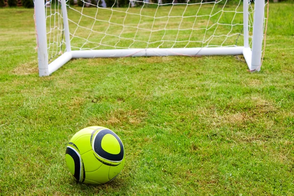 Jabulani balón de fútbol y gol —  Fotos de Stock