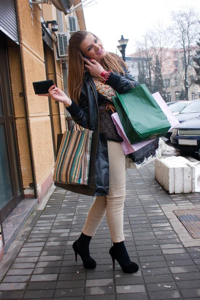 Shopping woman — Stock Photo, Image