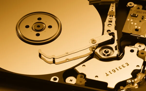 Açık hard disk sürücüsü — Stok fotoğraf