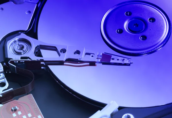 Opened hard disk drive — Stock Photo, Image