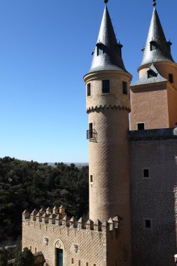 İspanya 'daki Segovia Alcazar