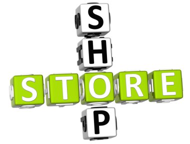 Shop Store Crossword clipart