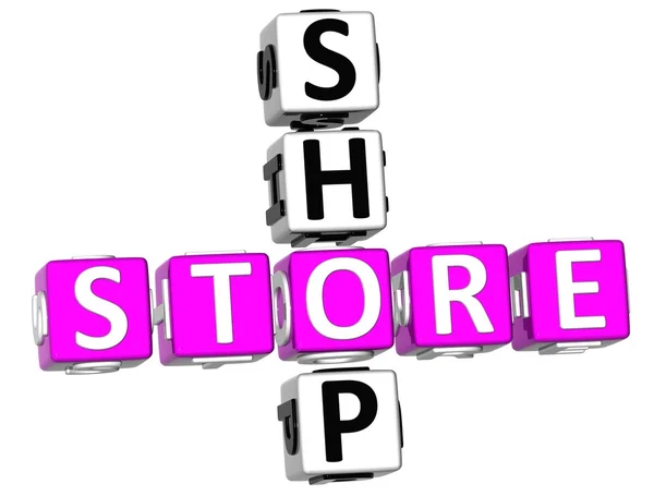 Butik butik korsord — Stockfoto