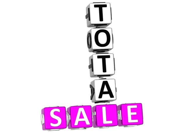 Total Sale Crossword — Stock Photo, Image