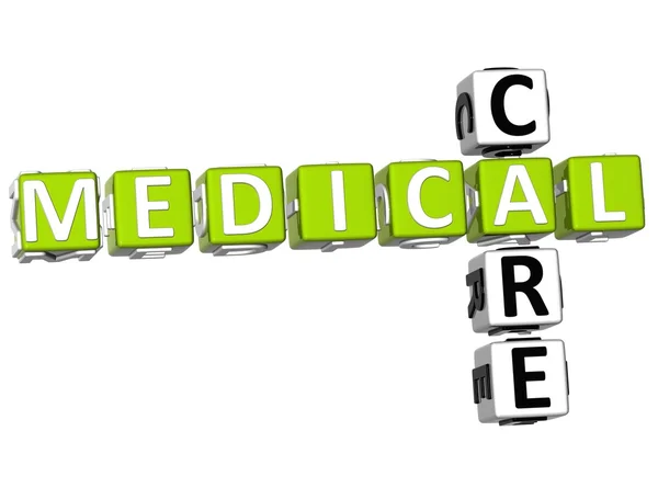 Medical Care Crossword — Stock Photo, Image