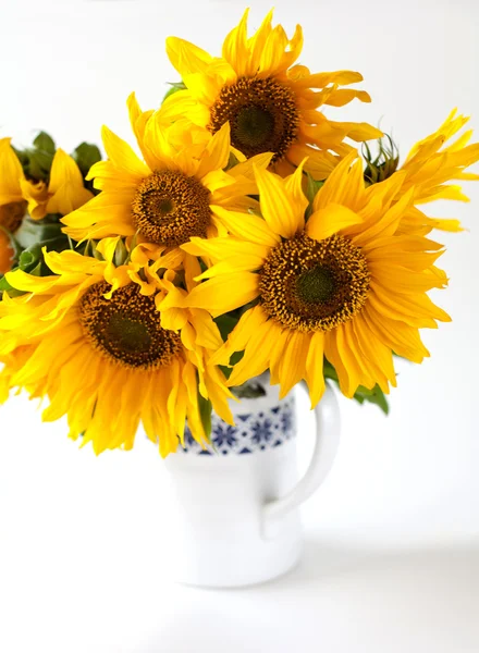 Sunflowers in vase — Stock Photo © dianazh #4027575