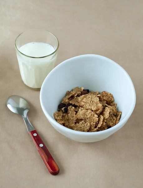 Cornflakes and milk — Stock Photo, Image