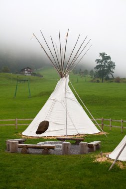 Indian tepee clipart