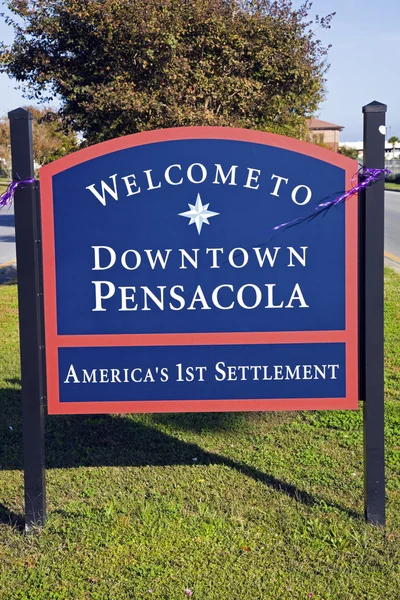 Willkommen in Pensacola — Stockfoto