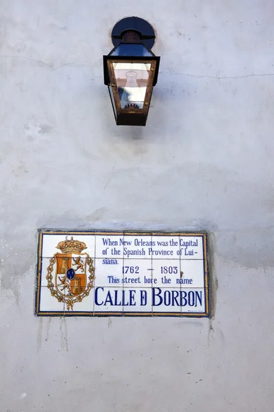 Calle Bourbon — Foto de Stock